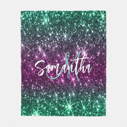 Couverture Polaire Parties scintillant colorée (Devant)