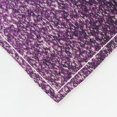 Couverture Polaire Parties scintillant d'arbre de Noël et flocons de  (Coin)