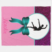 Couverture Polaire Parties scintillant de danse de ballet et couvertu (Devant (Horizontal))