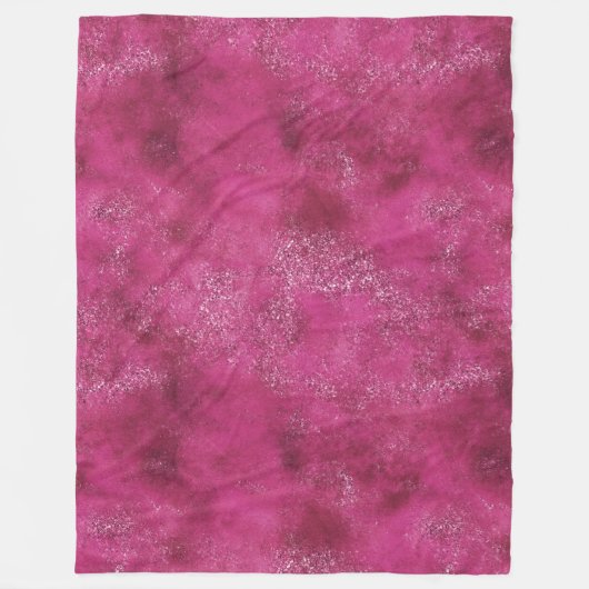 Couverture Polaire Parties scintillant de glam Abstraite rose Fille (Devant)