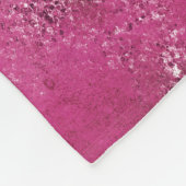 Couverture Polaire Parties scintillant de glam Abstraite rose Fille (Coin)