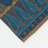Couverture Polaire Parties scintillant d'or des hiéroglyphes égyptien (Coin)