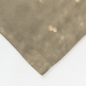 Couverture Polaire Parties scintillant d'or heureux 15e anniversaire  (Coin)