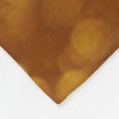 Couverture Polaire Parties scintillant dorée déconcentrée, texture ét (Coin)