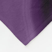 Couverture Polaire Parties scintillant en marbre violet et or Faux Mo (Coin)