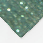 Couverture Polaire Parties scintillant en or holographique Monogram F (Coin)