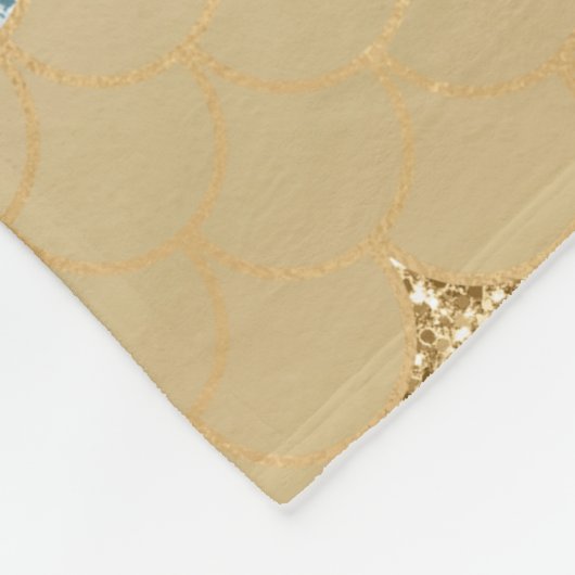 Couverture Polaire Parties scintillant étincelante Vermaid bleu or (Coin)