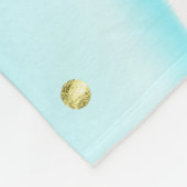 Couverture Polaire Parties scintillant florale moderne tendance perso (Coin)