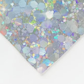 Couverture Polaire Parties scintillant holographique Rainbow Pastels  (Coin)
