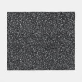 Couverture Polaire Parties scintillant noire (Devant (Horizontal))
