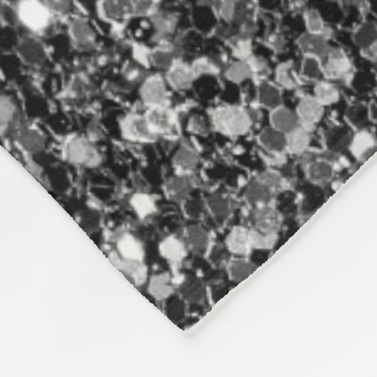 Couverture Polaire Parties scintillant Or Et Noir (Coin)