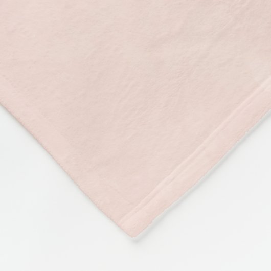 Couverture Polaire Parties scintillant or Rose tendance Initiales fan (Coin)