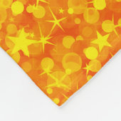 Couverture Polaire Parties scintillant orange jaune (Coin)