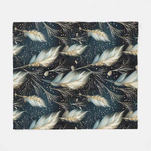 Couverture Polaire Parties scintillant Pampas Grass (Devant (Horizontal))