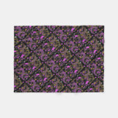 Couverture Polaire Parties scintillant papillon rose orange tourbillo (Devant (Horizontal))