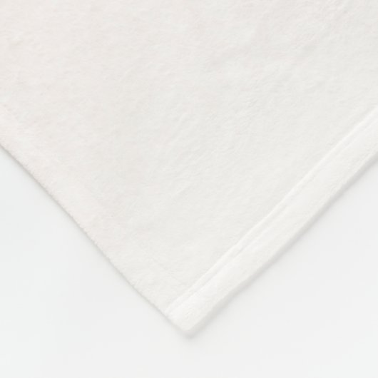 Couverture Polaire Parties scintillant Peach Rose or Monogramme (Coin)