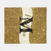 Couverture Polaire Parties scintillant personnalisée (Devant (Horizontal))