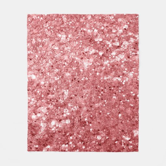 Couverture Polaire Parties scintillant rose brillant (Devant)