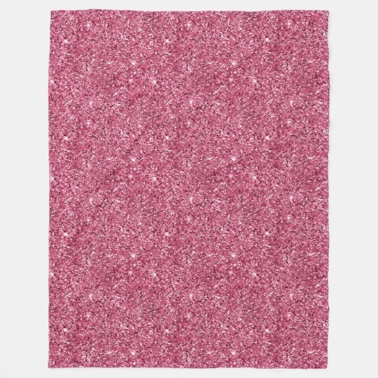 Couverture Polaire Parties scintillant rose fille (Devant)