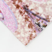 Couverture Polaire Parties scintillant rose Iridescente Sirène Balanc (Coin)