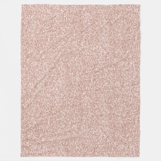 Couverture Polaire Parties scintillant rose pâle (Devant)