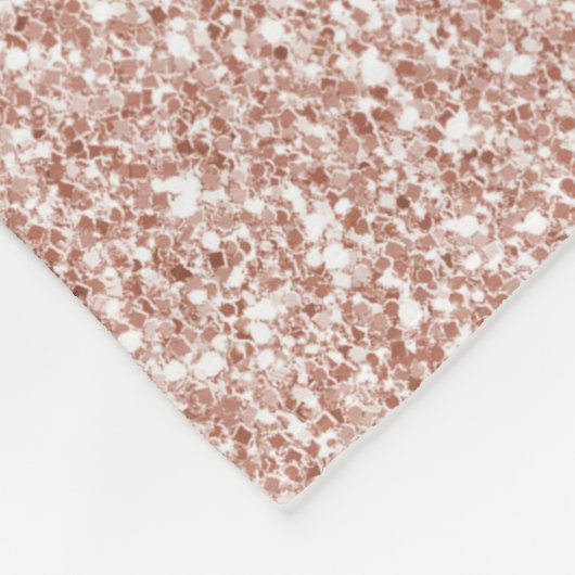 Couverture Polaire Parties scintillant rose pâle (Coin)