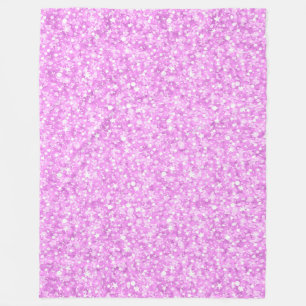 Couverture Polaire Parties scintillant Rose Pastel Et Étincelles