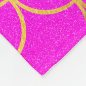 Couverture Polaire Parties scintillant rose violet de sirène or (Coin)