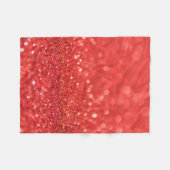 Couverture Polaire Parties scintillant rouge foncé (Devant (Horizontal))