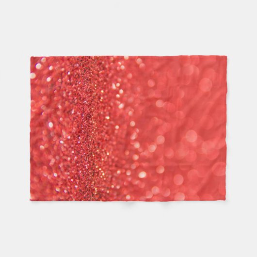Couverture Polaire Parties scintillant rouge foncé (Devant (Horizontal))
