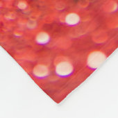 Couverture Polaire Parties scintillant rouge foncé (Coin)