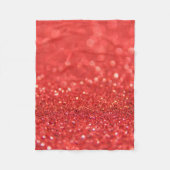 Couverture Polaire Parties scintillant rouge foncé (Devant)