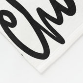 Couverture Polaire Parties scintillant typographie impression avec lè (Coin)