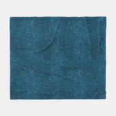 Couverture Polaire Parties scintillant verte de minuit (Devant (Horizontal))