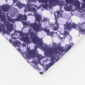 Couverture Polaire Parties scintillant violet foncé ultra violet scin (Coin)