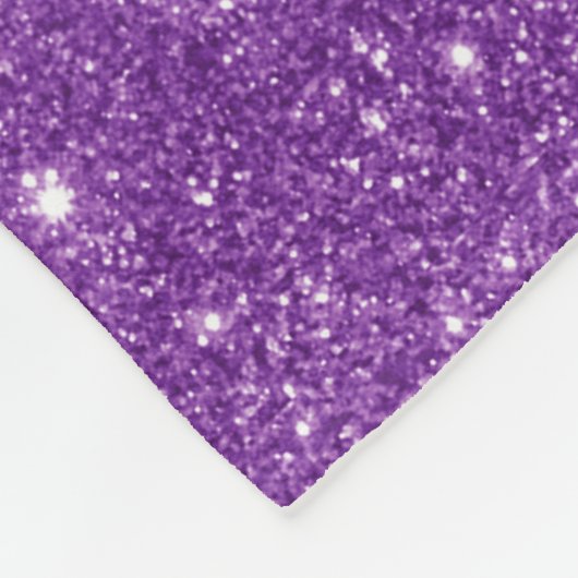 Couverture Polaire Parties scintillant violette Fille Montrez Vos Gla (Coin)