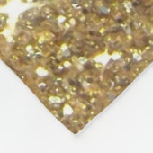 Couverture Polaire Parties scintillantes de luxe d'or - image (Coin)