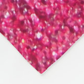 Couverture Polaire Parties scintillantes de roses indien de charme (Coin)