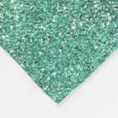 Couverture Polaire Parties scintillantes de vert de Seafoam (Coin)