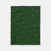 Couverture Polaire Parties scintillantes foncées de vert vert (Devant)