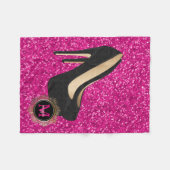 Couverture Polaire Parties scintillantes noires de talons hauts du (Devant (Horizontal))