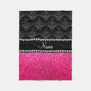 Couverture Polaire Parties scintillantes noires nommées