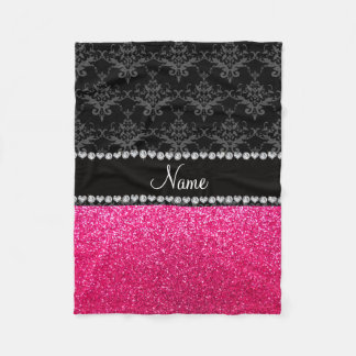 Couverture Polaire Parties scintillantes noires nommées