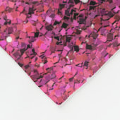 Couverture Polaire Parties scintillantes roses scintillantes (Coin)