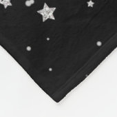 Couverture Polaire Parties scintillantes Stars2 - Noir argenté (Coin)