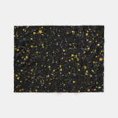 Couverture Polaire Parties scintillantes Stars3 - Noir d'or (Devant (Horizontal))