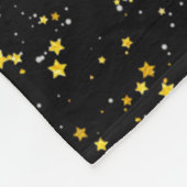 Couverture Polaire Parties scintillantes Stars3 - Noir d'or (Coin)