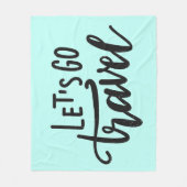 Couverture Polaire Partons voyage (Devant)