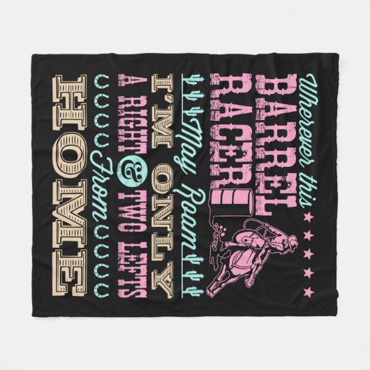 Couverture Polaire Partout où ce pilote de fûts peut rouler Barrel Ra (Devant (Horizontal))