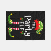 Couverture Polaire Party Christmas Elf Matching Pajama X-mas Party  (Devant (Horizontal))